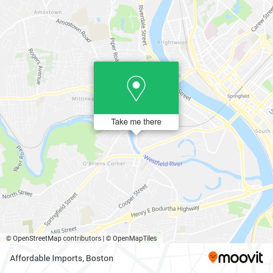 Mapa de Affordable Imports