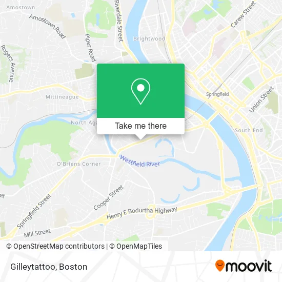 Gilleytattoo map