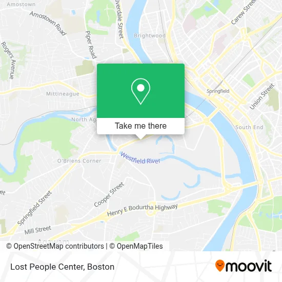 Lost People Center map