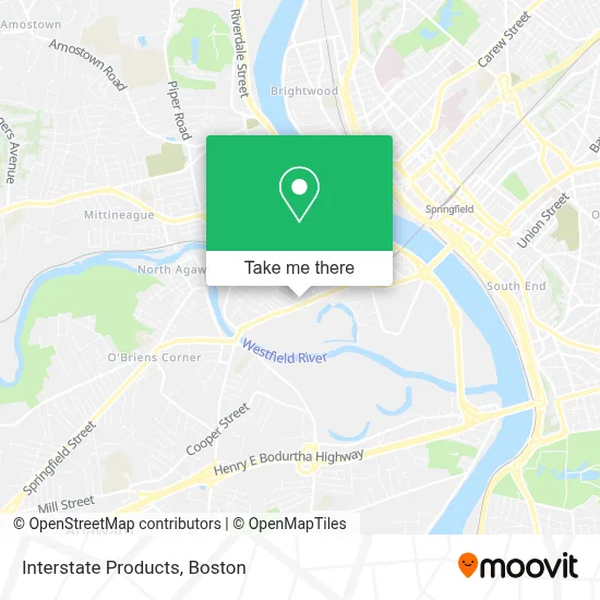 Interstate Products map