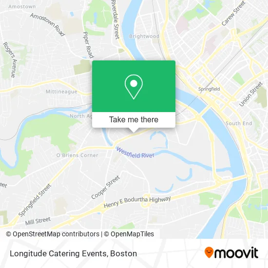 Longitude Catering Events map