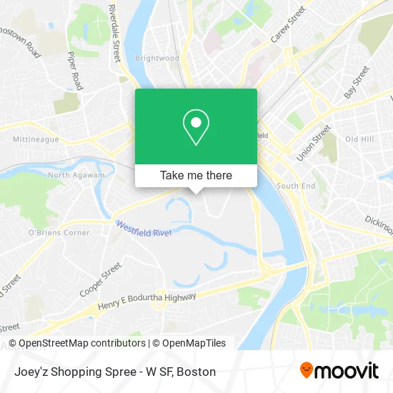 Mapa de Joey'z Shopping Spree - W SF