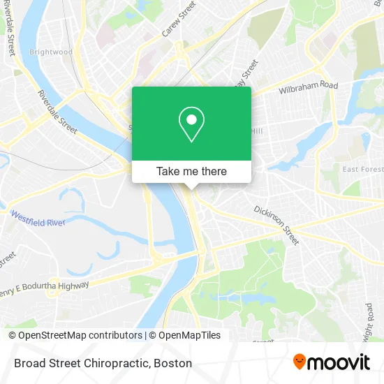 Broad Street Chiropractic map