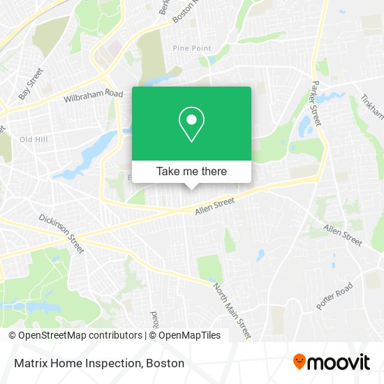 Matrix Home Inspection map
