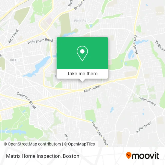 Matrix Home Inspection map