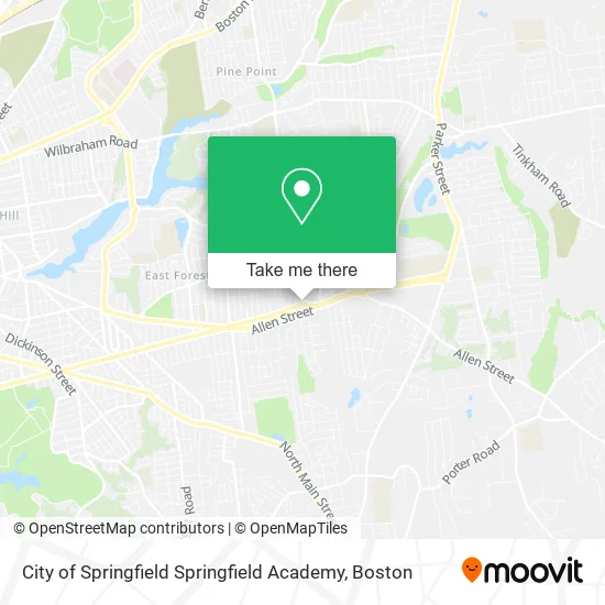 City of Springfield Springfield Academy map
