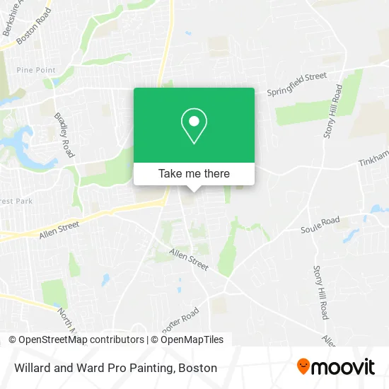 Willard and Ward Pro Painting map