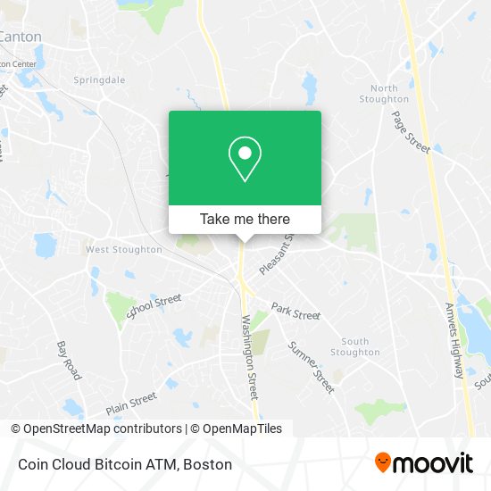 Coin Cloud Bitcoin ATM map