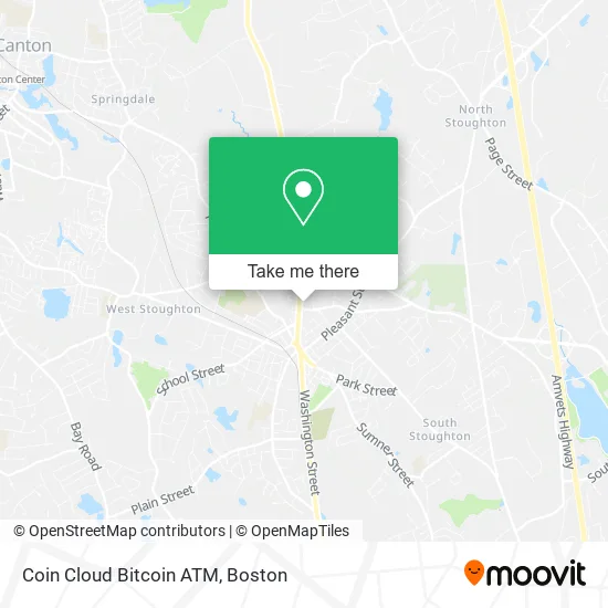 Mapa de Coin Cloud Bitcoin ATM