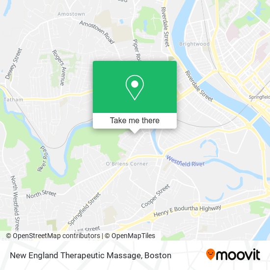 Mapa de New England Therapeutic Massage