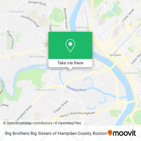 Mapa de Big Brothers Big Sisters of Hampden County