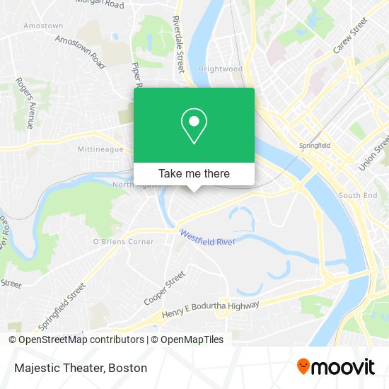 Majestic Theater map