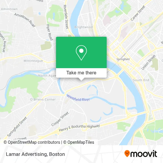 Lamar Advertising map