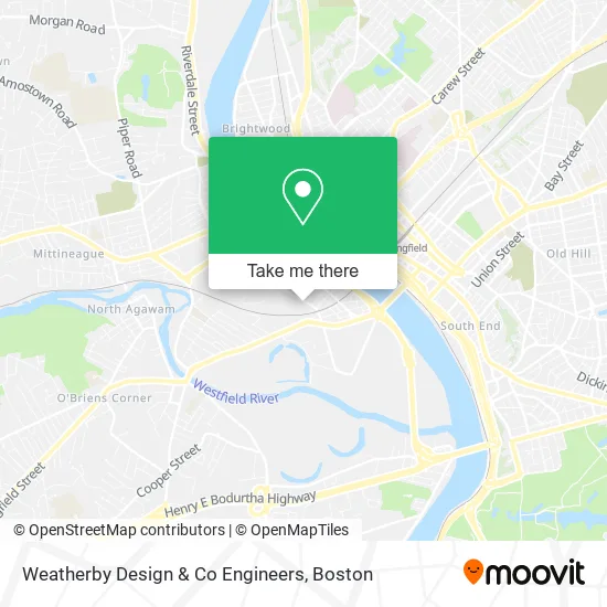 Weatherby Design & Co Engineers map