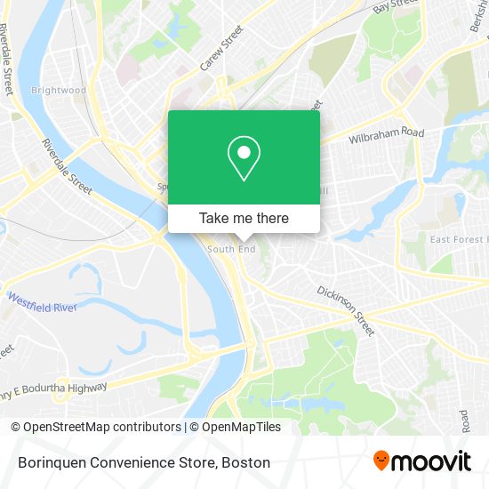 Mapa de Borinquen Convenience Store