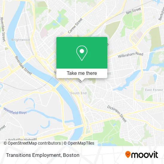Transitions Employment map