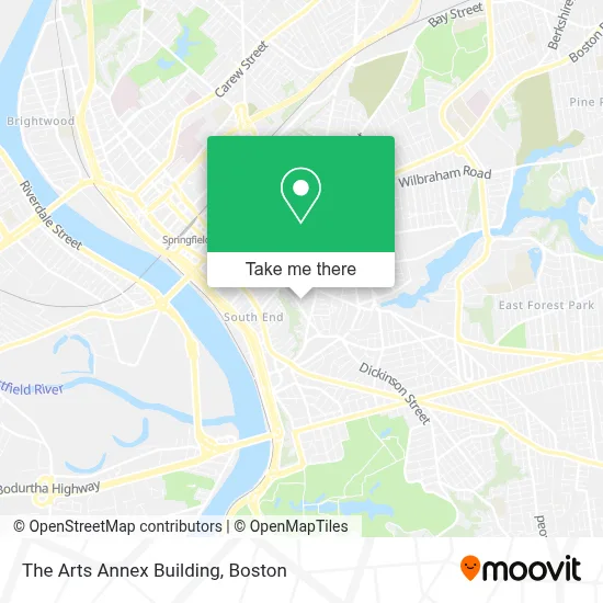 The Arts Annex Building map