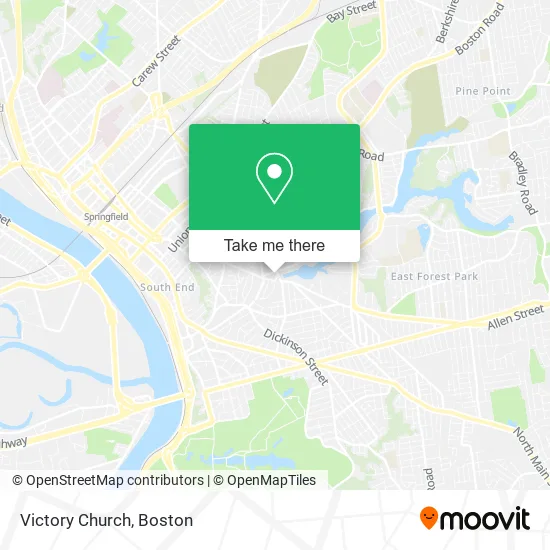 Victory Church map