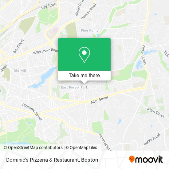 Mapa de Dominic's Pizzeria & Restaurant