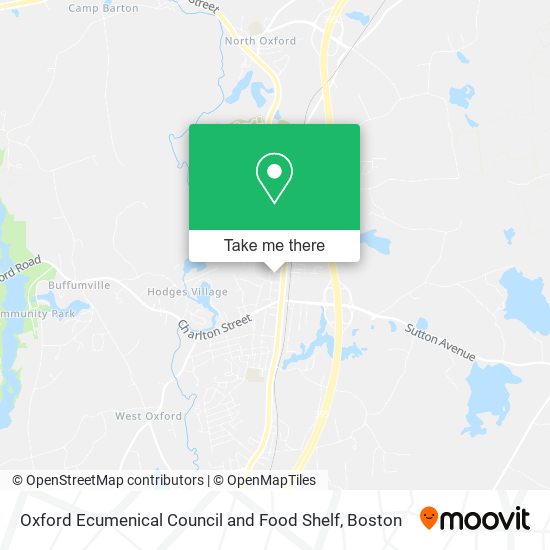 Mapa de Oxford Ecumenical Council and Food Shelf