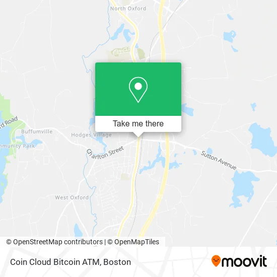 Mapa de Coin Cloud Bitcoin ATM