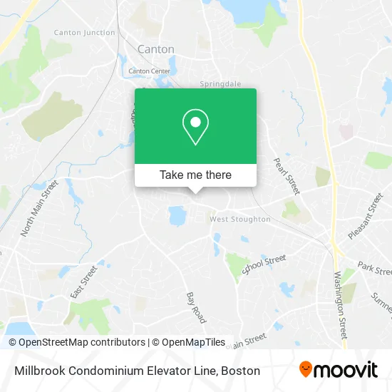 Millbrook Condominium Elevator Line map