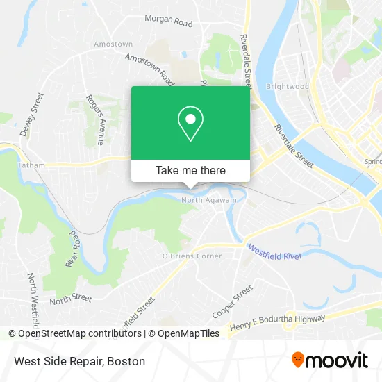 West Side Repair map