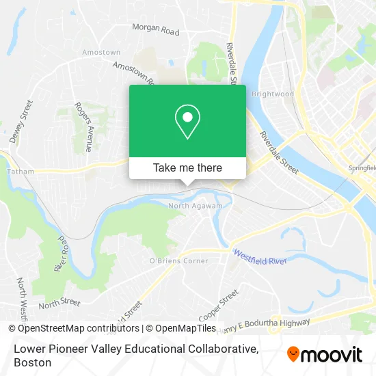 Mapa de Lower Pioneer Valley Educational Collaborative