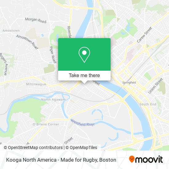Mapa de Kooga North America - Made for Rugby