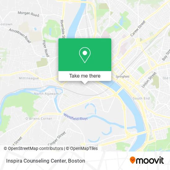 Inspira Counseling Center map