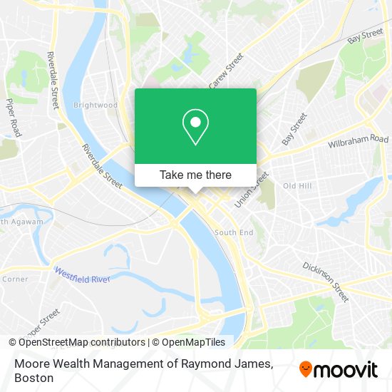 Moore Wealth Management of Raymond James map