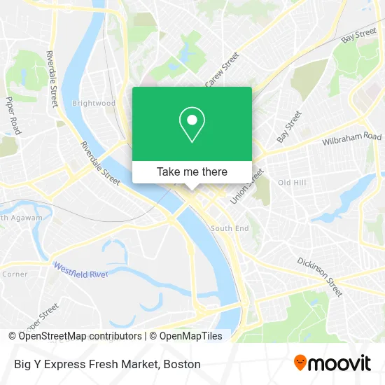 Big Y Express Fresh Market map