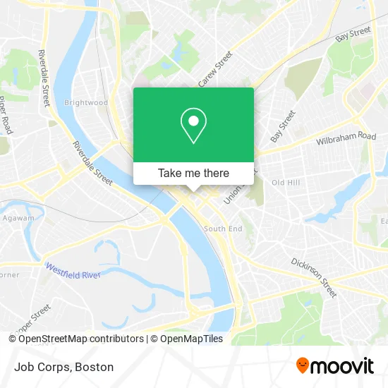 Job Corps map