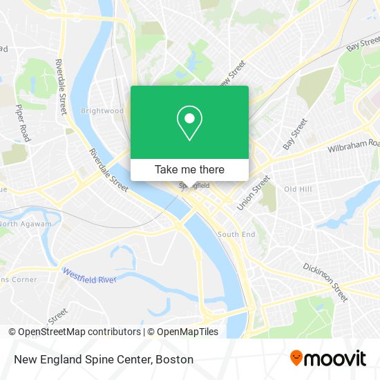 New England Spine Center map