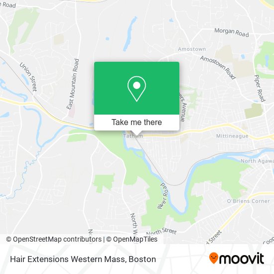 Hair Extensions Western Mass map