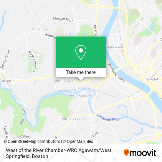 West of the River Chamber-WRC Agawam / West Springfield map