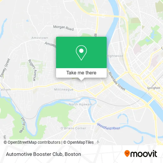 Automotive Booster Club map