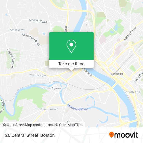 Mapa de 26 Central Street