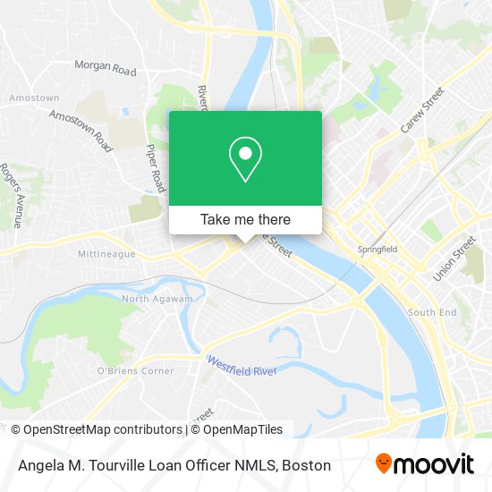 Angela M. Tourville Loan Officer NMLS map