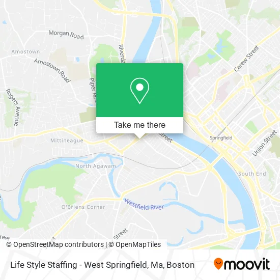 Life Style Staffing - West Springfield, Ma map
