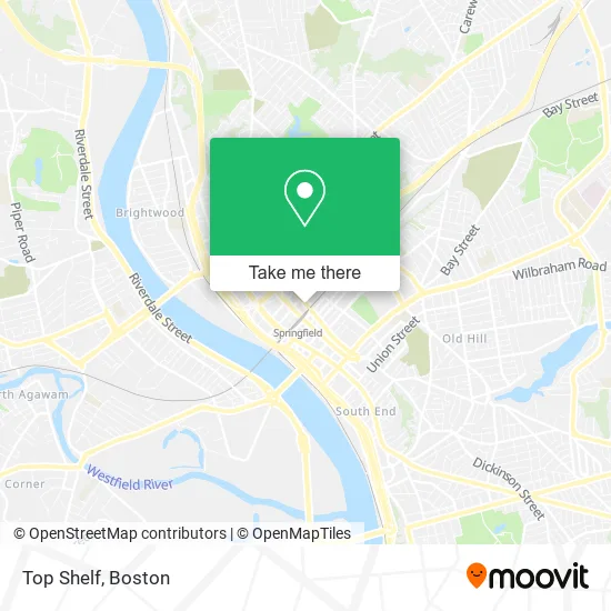 Mapa de Top Shelf