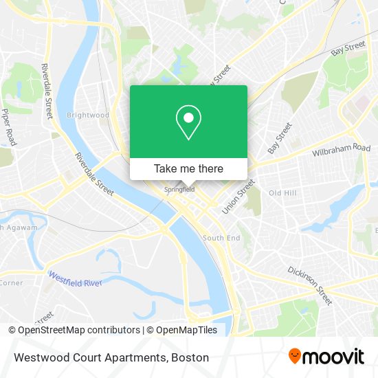Mapa de Westwood Court Apartments