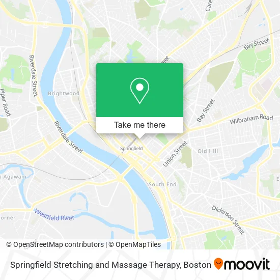 Springfield Stretching and Massage Therapy map