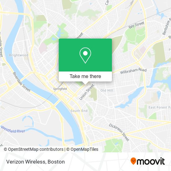 Mapa de Verizon Wireless