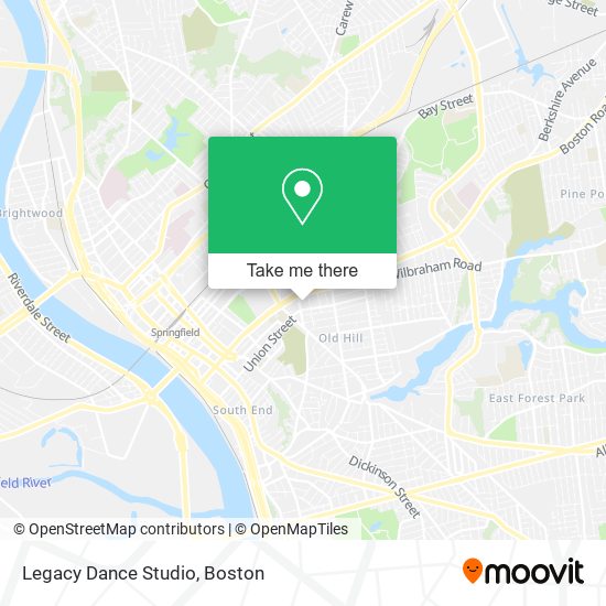 Mapa de Legacy Dance Studio