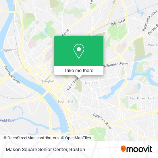 Mason Square Senior Center map
