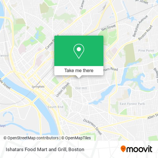 Ishatars Food Mart and Grill map