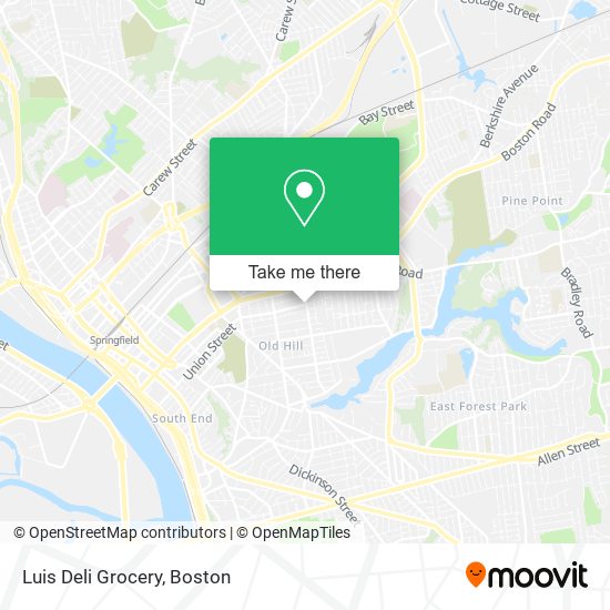 Mapa de Luis Deli Grocery