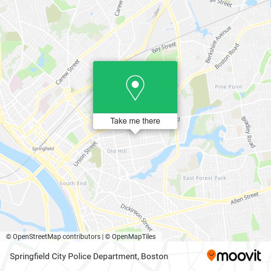 Mapa de Springfield City Police Department