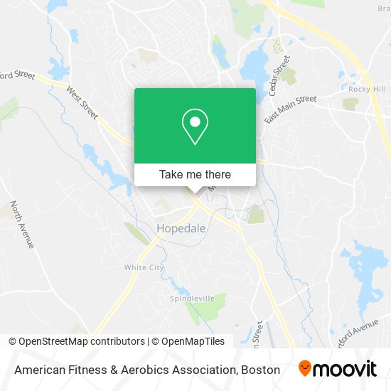 Mapa de American Fitness & Aerobics Association